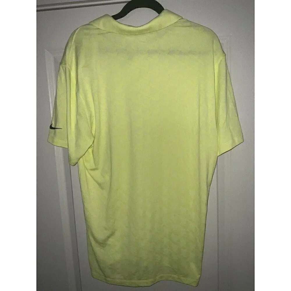 Nike Dri-FIT Vapor‎ Golf Polo Shirt Light Lemon Twist DA2974-736 Men's Size M